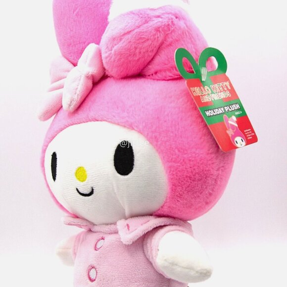 12" My Melody Sanrio Hello Kitty & Friends Holiday Edition Plush Toys - Picture 3 of 4